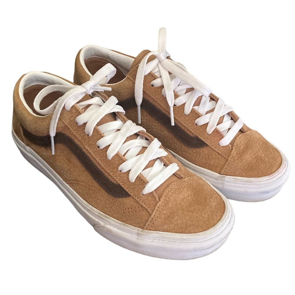 Vans Tan and Brown Women's Sneakers